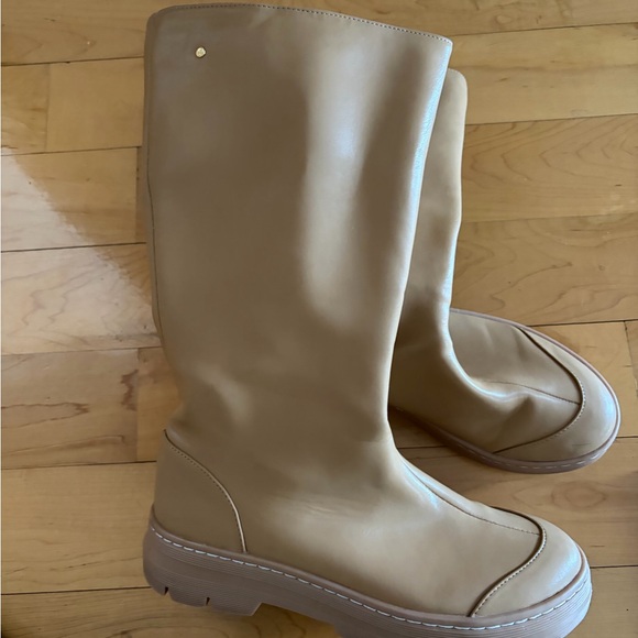 Shoes - Tan Leather Women's Boots